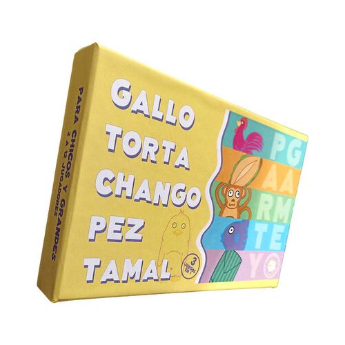 Juego de Mesa Gallo Torta Chango Pez Tamal