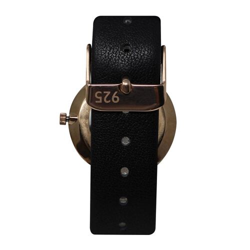 Reloj N2F Negro y Oro Rosa Para Dama
