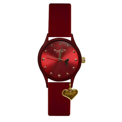 Reloj Romero Britto Rojo Para Dama