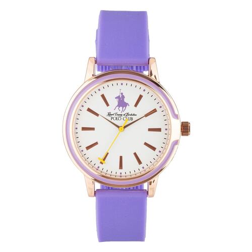 Reloj Polo Club Lila Para Dama