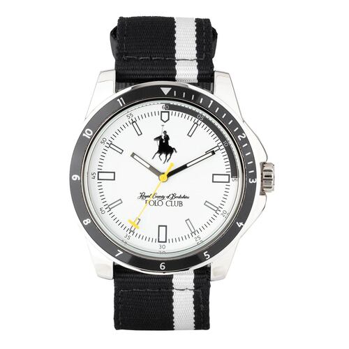 Reloj Polo Club NAPCN07NGBL Caballero Negro