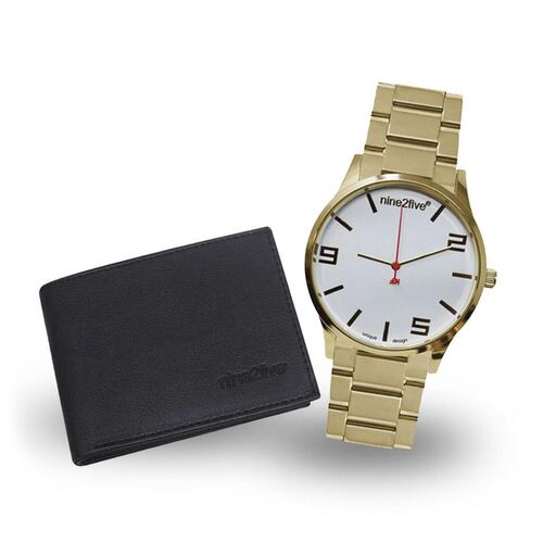 Set Reloj NINE2FIVE SET38 con cartera Para Caballero