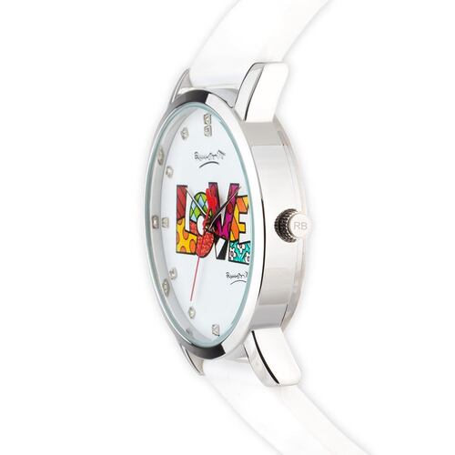Reloj Romero Britto RBSETC08 Dama Blanco