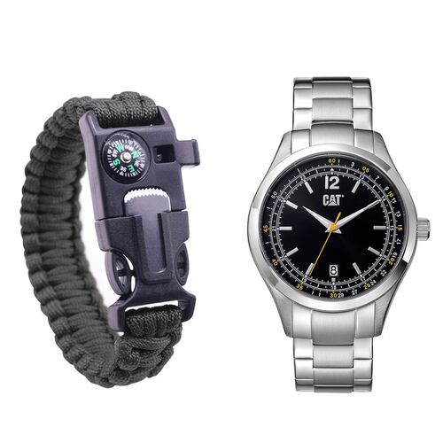 Set Reloj CAT EA14111131BN Caballero Bicolor