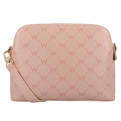 Bolsa cross body Westies color beige Modelo HBSIMONEZWE
