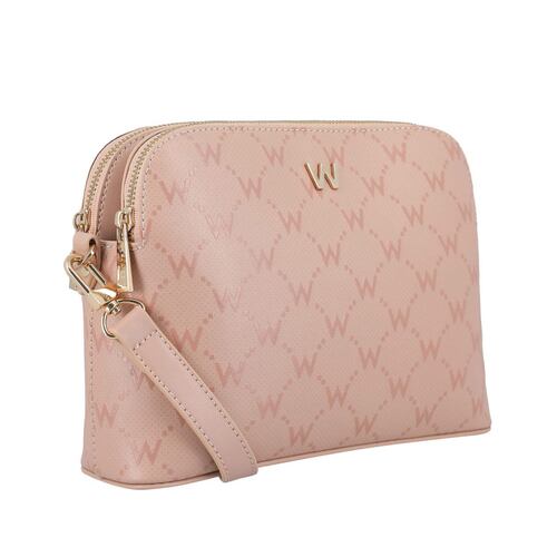 Bolsa cross body Westies color beige Modelo HBSIMONEZWE