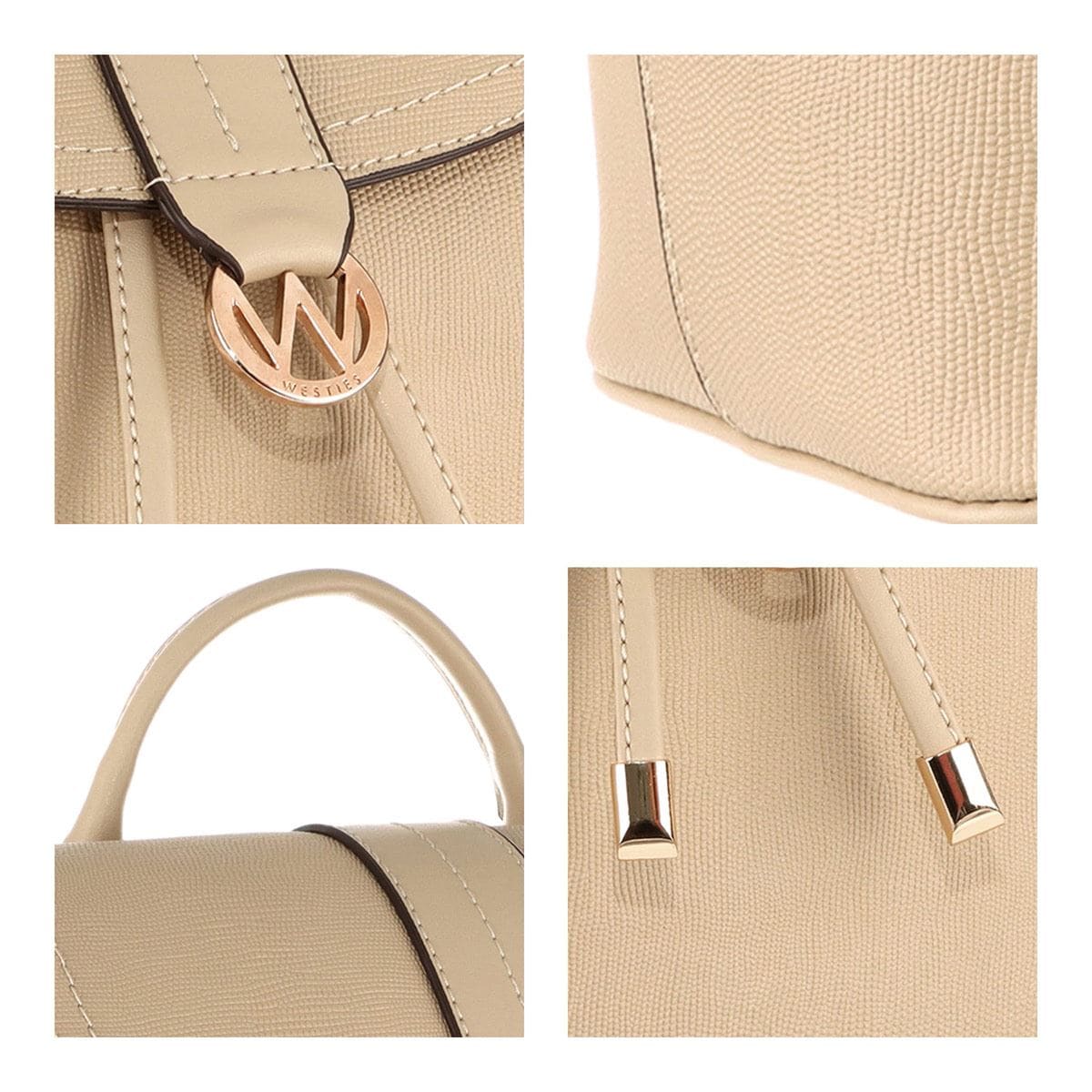 Mochila cheap mujer beige