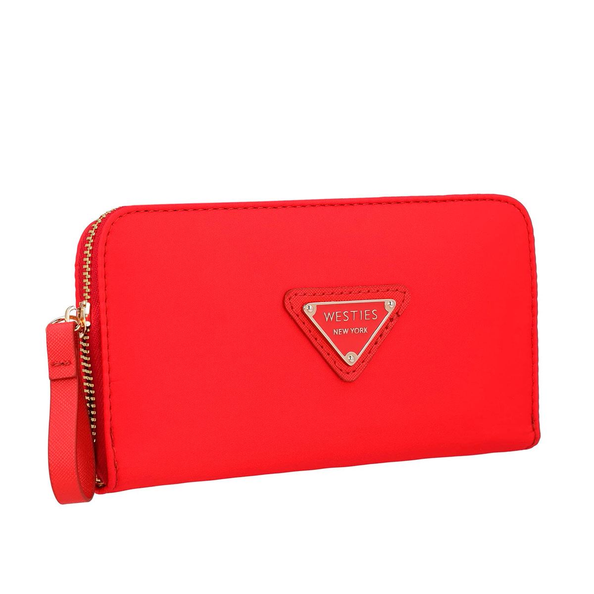 Cartera Tipo Zip Around Color Rojo para Mujer Westies