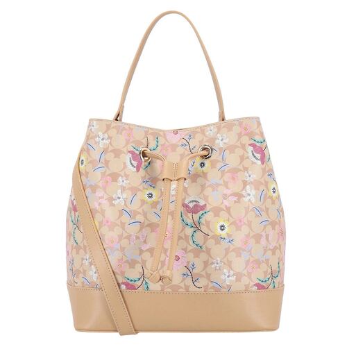 Bolsa W Capsule Bucket Color Beige Para Mujer