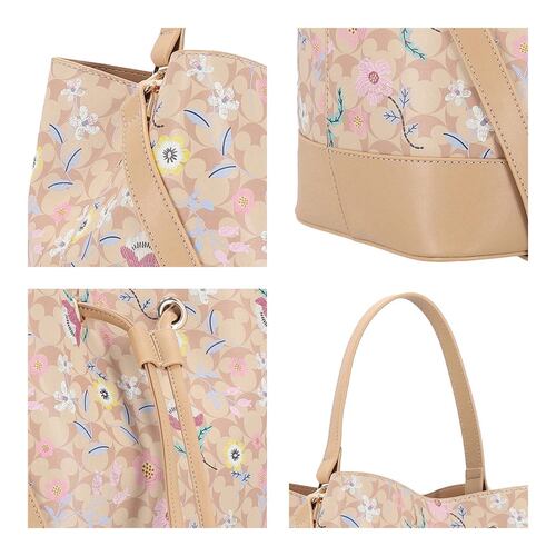 Bolsa W Capsule Bucket Color Beige Para Mujer