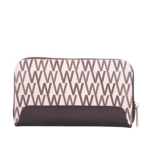 Bolso Westies Zip Around Beige Combinado