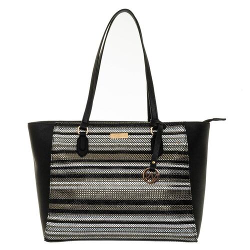 Bolso Westies tote negro brillante