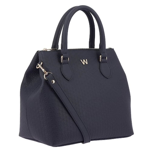 Bolsa Satchel Westies azul marino asa ajustable