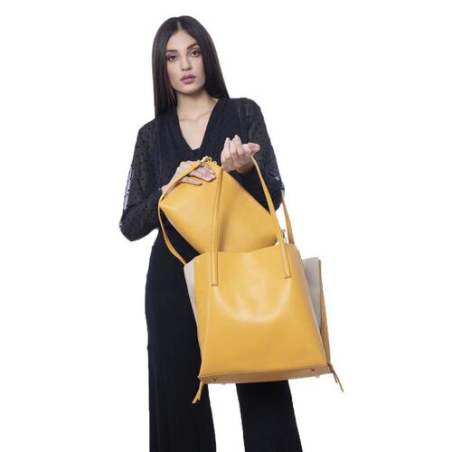 Bolsa largo Westies Tote amarillo