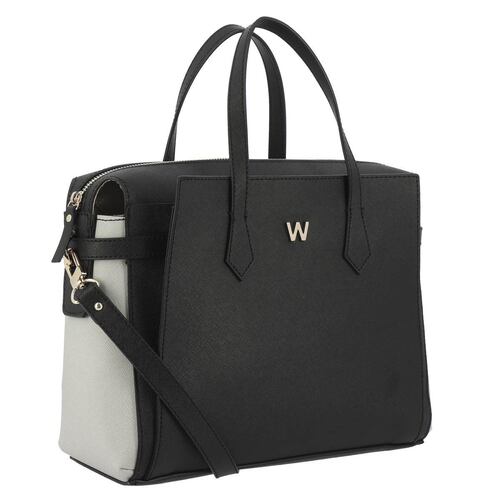 Bolso Westies satchel negro/multi