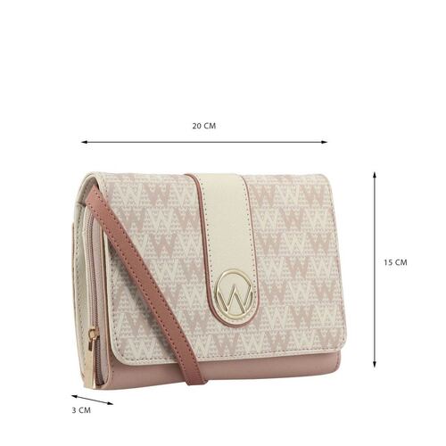 Bolso Westies cross body rosa/multi