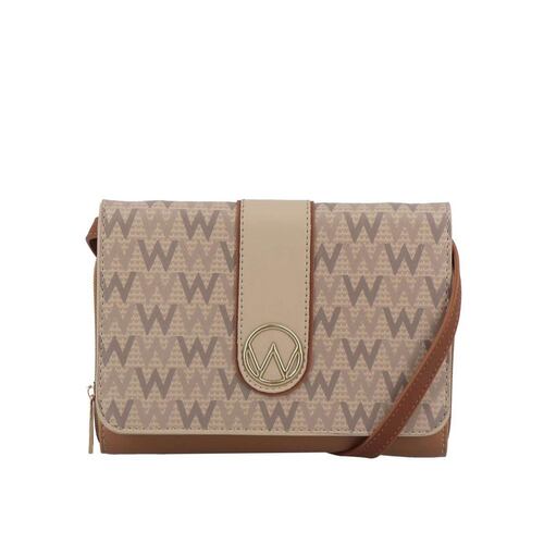 Bolso Westies cross body cafe/multi