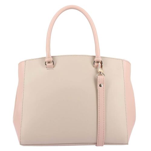 Bolsa Satchel  Beige Multicolor Westies