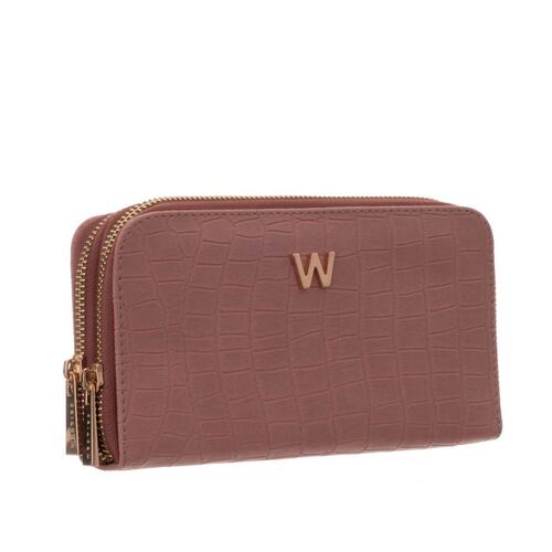 Cartera Cierre Rosa Pálido Westies Para Dama