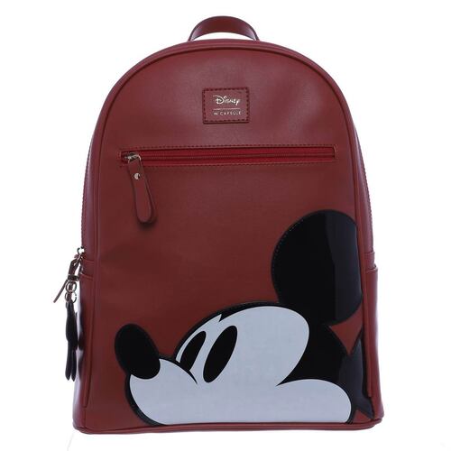 Mochila Roja Mickey Mouse WCapsule