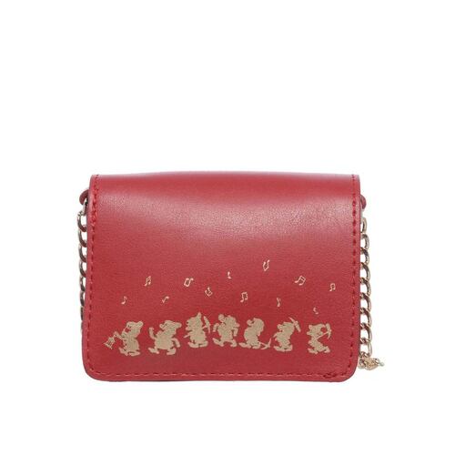 Cartera Multi Función Roja Blanca Nieves y los 7 Enanos W Capsule