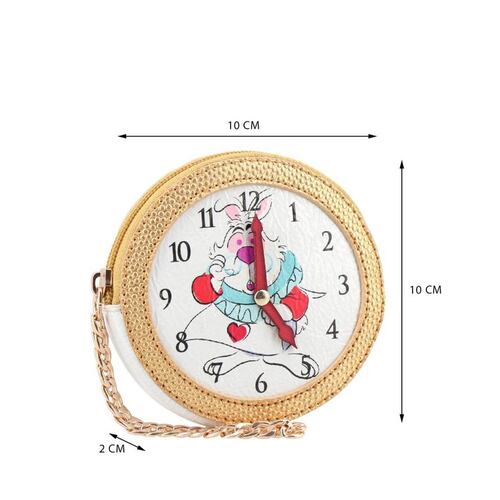 Cartera Coin Purse Conejo Blanco Reloj Hbkosovo11 W Capsule