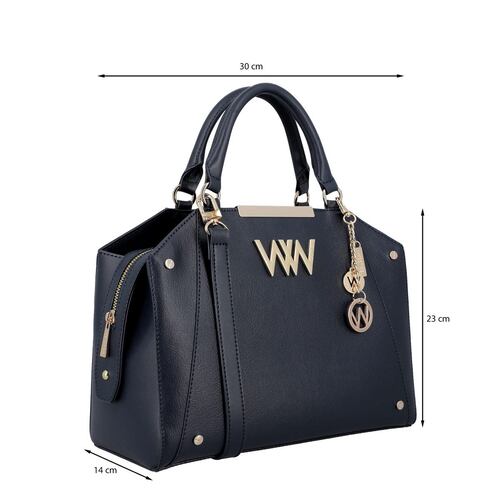 Bolsa Westies satchel color Azul Marino para Mujer