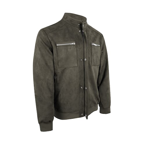 Chamarrra Vasarelli Suede Neopreno Para Hombre
