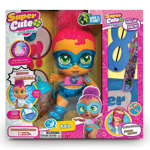 Ruz Super Cute Little Babies G Sclb Doll & Superhero Costume