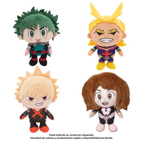 Peluche Petit My Hero Academia 7"
