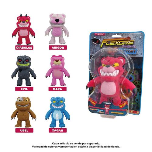 ACTION FIGURES ASST INFANTIL UNISEX BTF FLEXORS G (EVIL BEAR SERIES 6)