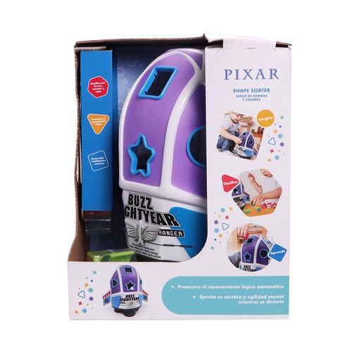 Juego de Formas y Colores Shape Sorter Pixar Nave de Buzz Lightyear
