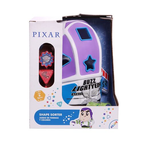 Juego de Formas y Colores Shape Sorter Pixar Nave de Buzz Lightyear
