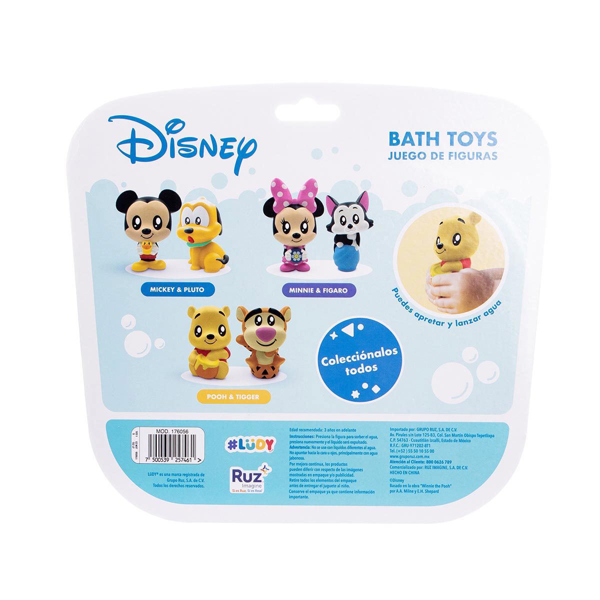 Paquete de 2 Figuras de Baño Disney