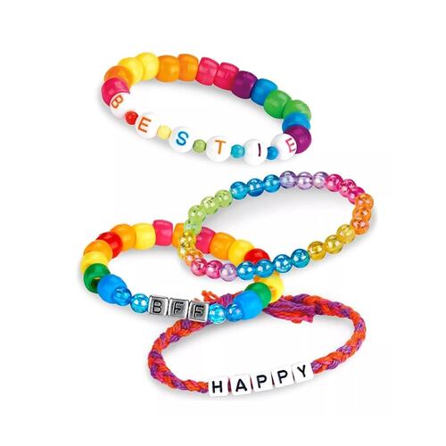 Set Shimmer Sparkle Deluxe Bead Charm Bracelet Studio