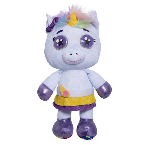 Peluche Pintable 12" Pintashinymals ¡Osito o Unicornio! ¡Colecciónalos!