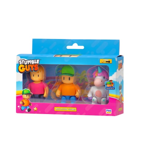 Set 3 Figuras Personajes Stumble Guys ¡Colecciónalos Todos!