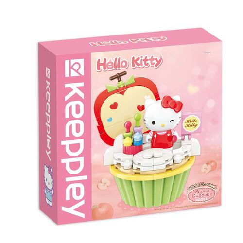 Set de Bloques Armables Keepley Sanrio Hello Kitty Apple Cupcake