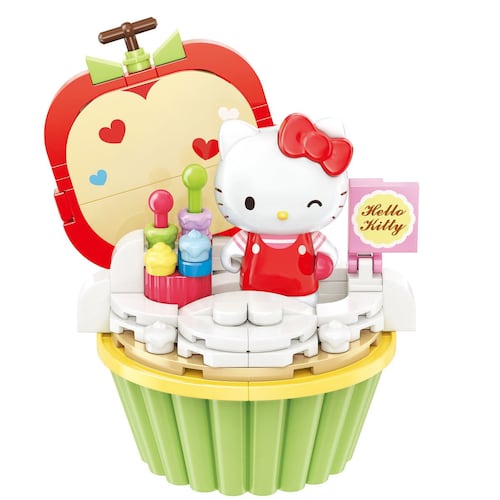 Set de Bloques Armables Keepley Sanrio Hello Kitty Apple Cupcake