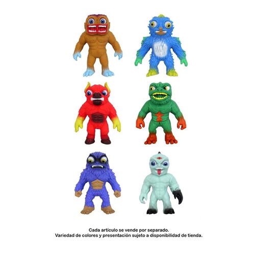 Figura Estirable Monster Vision 1 Pieza Flexors ¡Colecciona los 6!