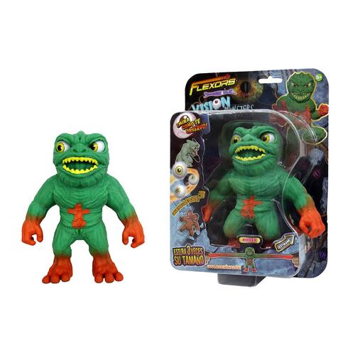 Figura Estirable Monster Vision 1 Pieza Flexors ¡Colecciona los 6!