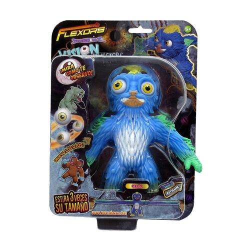 Figura Estirable Monster Vision 1 Pieza Flexors ¡Colecciona los 6!