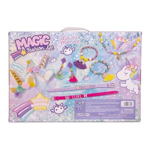 Set de Juego Accesorios de Moda Temática Unicornio Onix