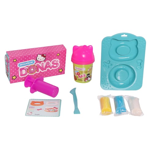 Set para Hacer Donas SANRIO de Masa Moldeable Hello Kitty