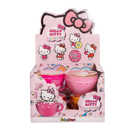 Figura Coleccionable SANRIO Hello Kitty Mini Dentro de Taza de Capuccino