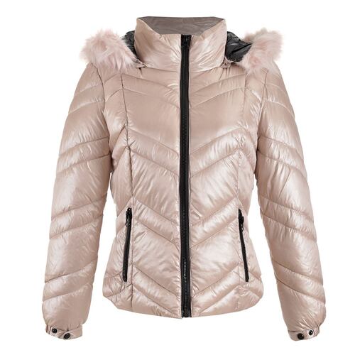 Chamarra Con Peluche Philosophy Jr. Grande rosa