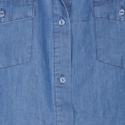 Blusa Philosophy Jr. Camisero Ch azul claro