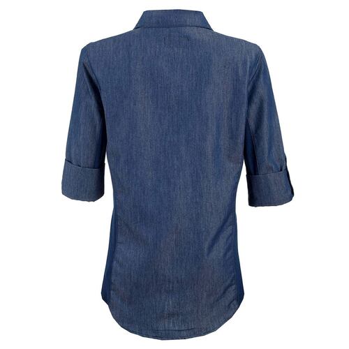 Blusa Camisera Philosophy Jr. Ch Azul Medio