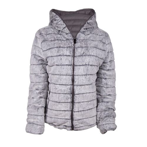 Chamarra Reversible Philosophy Jr. Mediana gris
