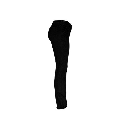 Pantalón liso, recto con cinturón a tono Philosophy talla mediana color negro modelo P2287N..